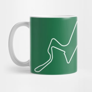 Kyalami Racing Circuit [outline] Mug